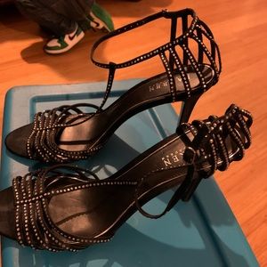 Ralph Lauren black heels